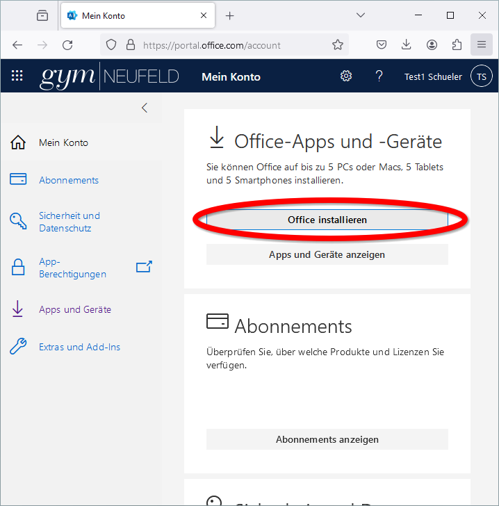 Download MS 365 Apps