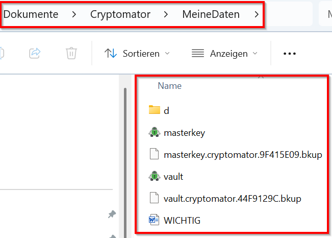 Cryptomator anwenden 18