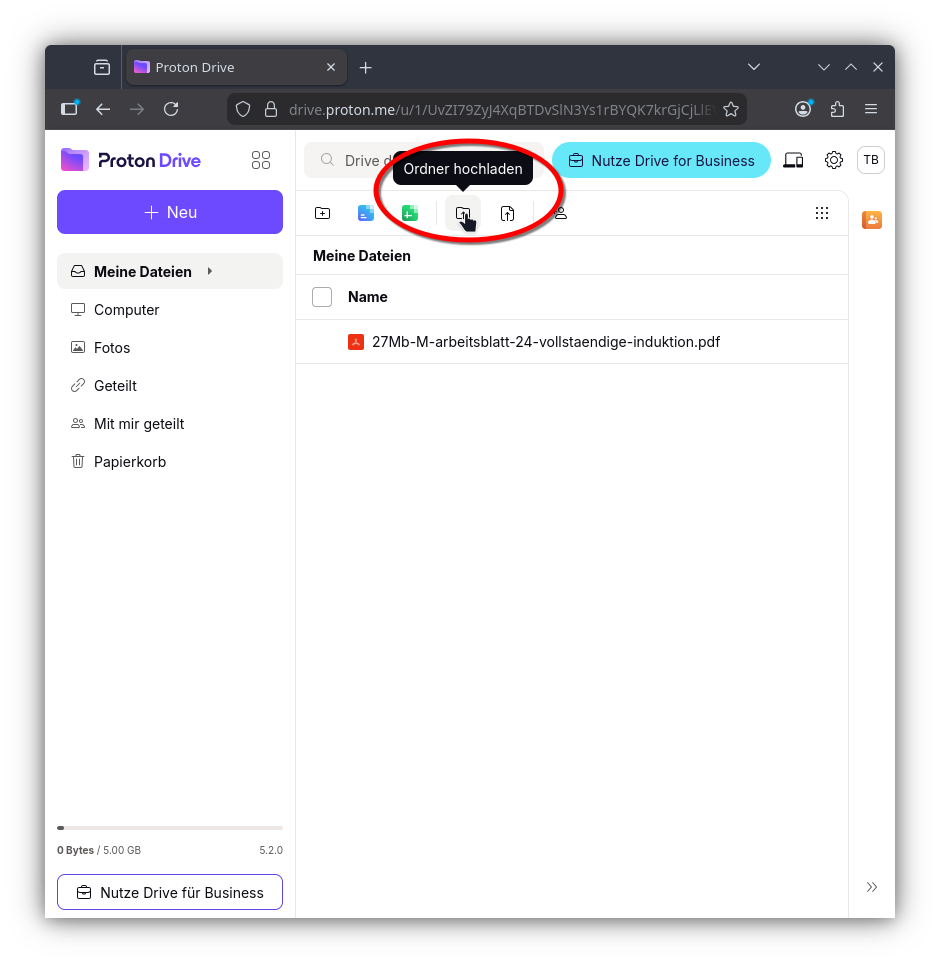 proton Dokumente teilen-3