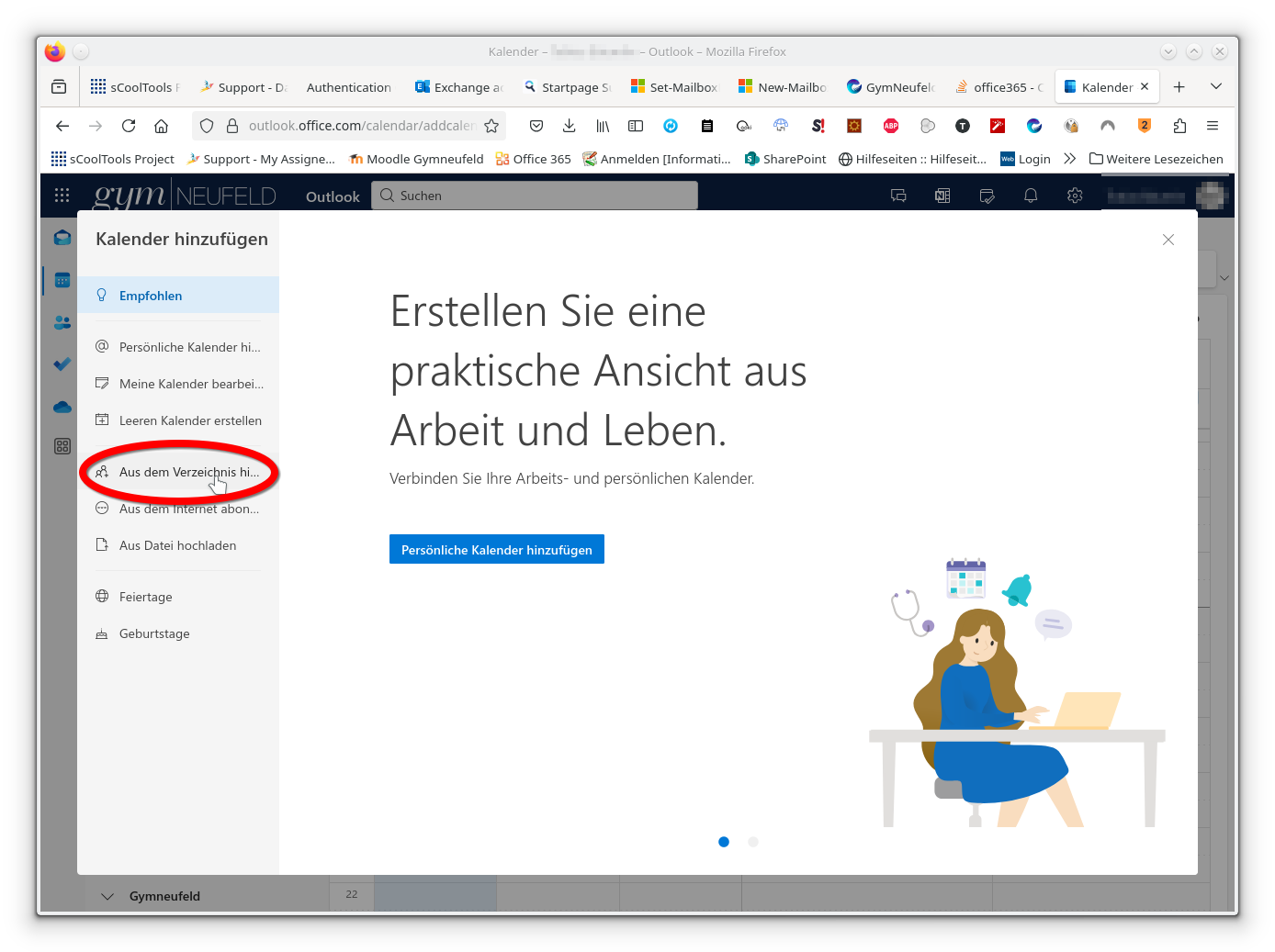 Kalender hinzufügen 2